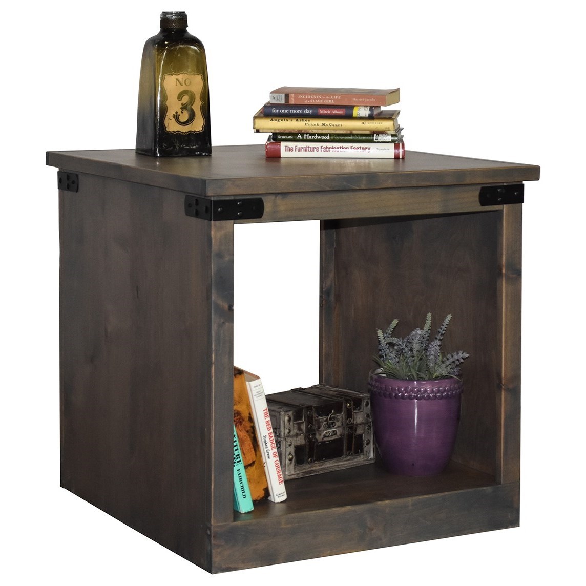 Legends Furniture Farmhouse Collection Industrial End Table Wayside